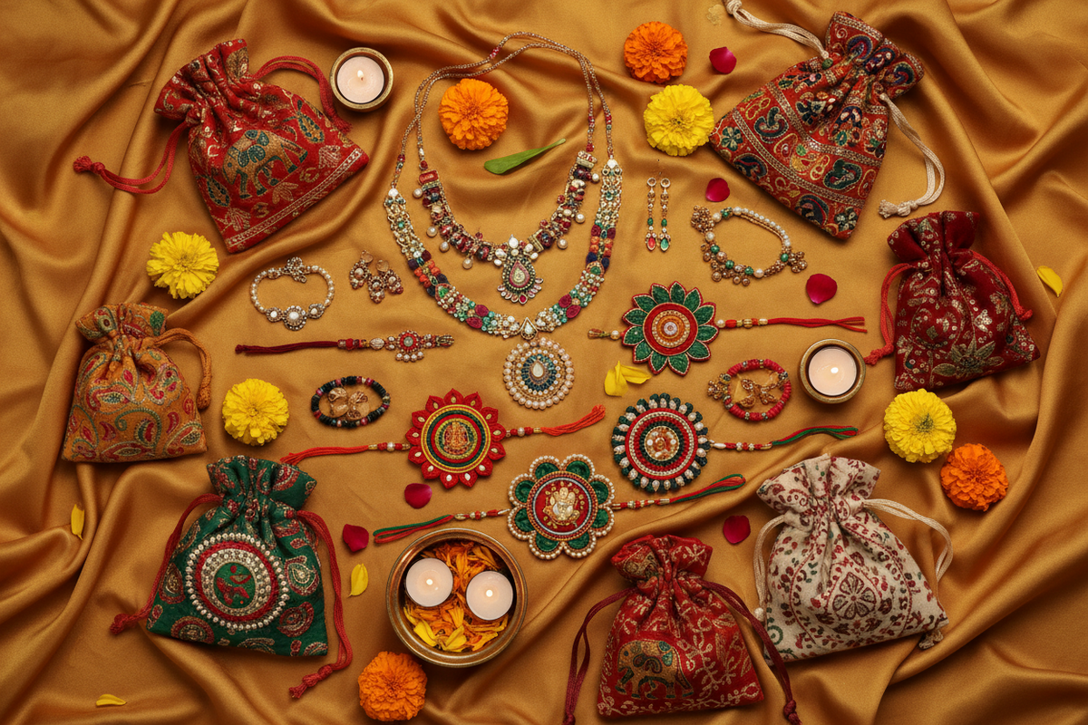 10 Beautiful Handmade Gift Ideas for Raksha Bandhan: Jewellery, Potlis, Bags & More