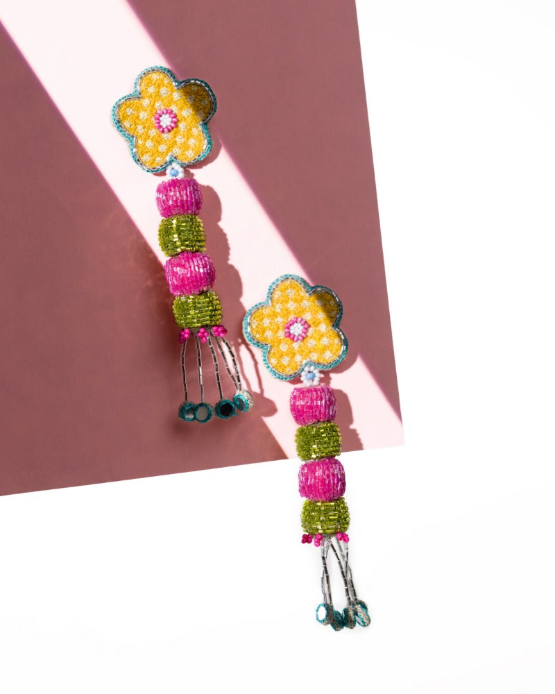 Bravo!! Handmade floral earrings