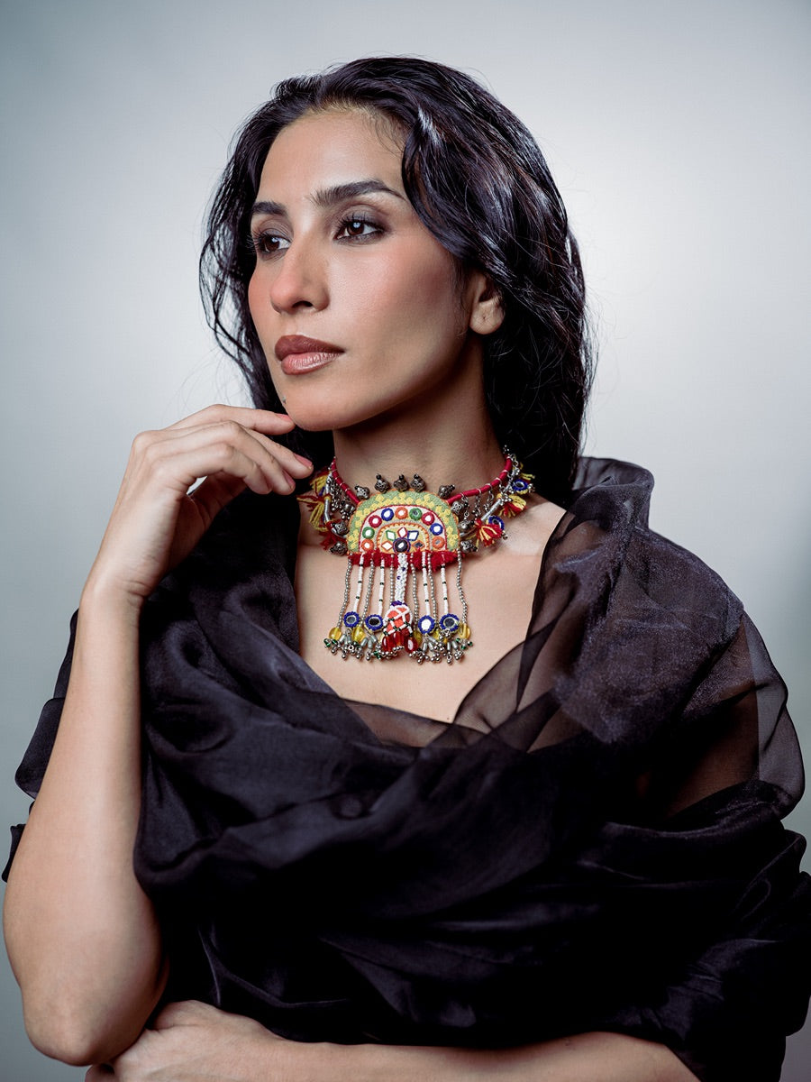 Bov Traans!! Handcrafted traditional embroidery choker
