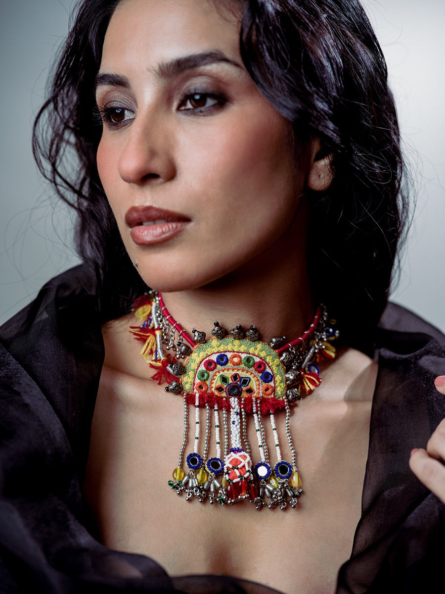 Bov Traans!! Handcrafted traditional embroidery choker
