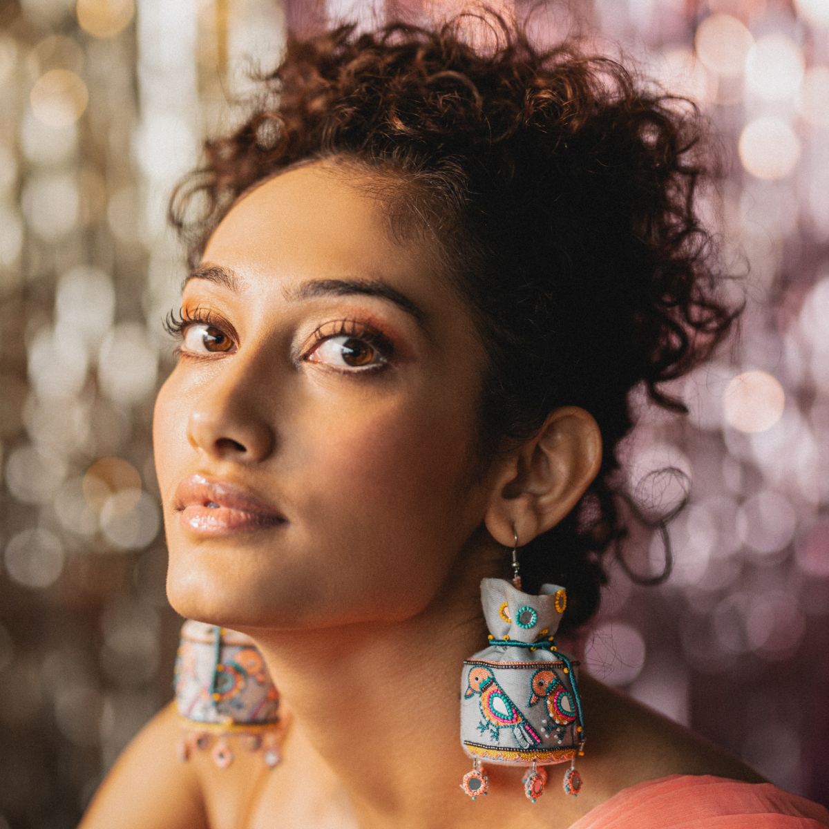 Rasna handmade potli earrings