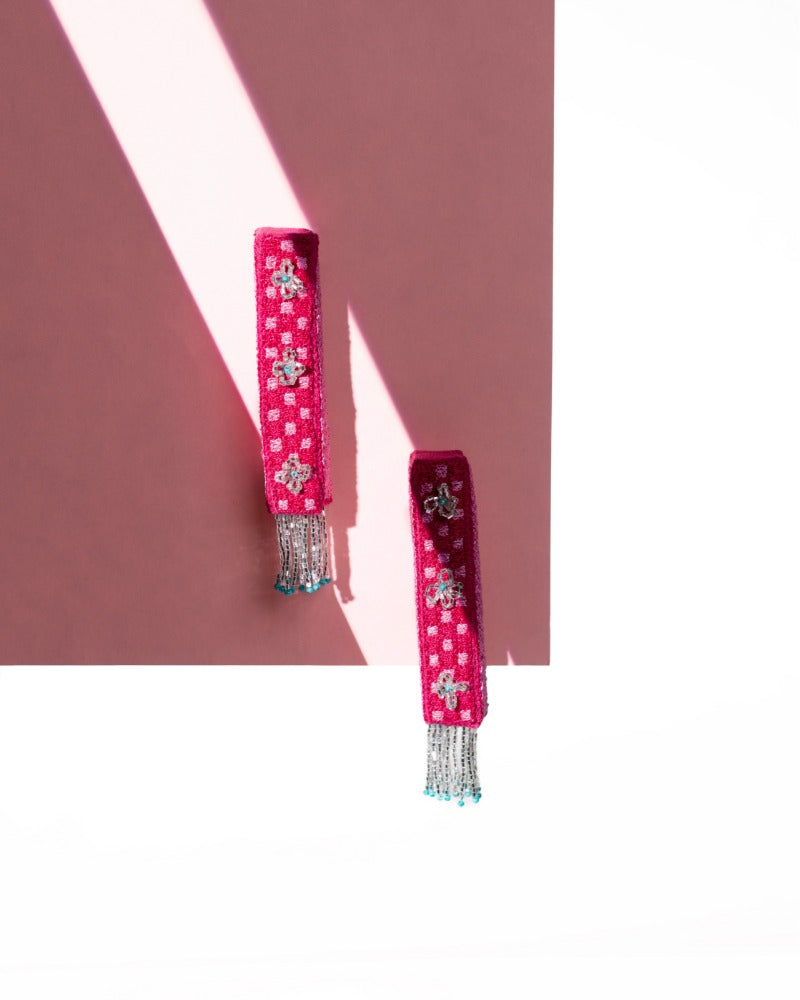 Ahia! Handmade 3D statement earrings