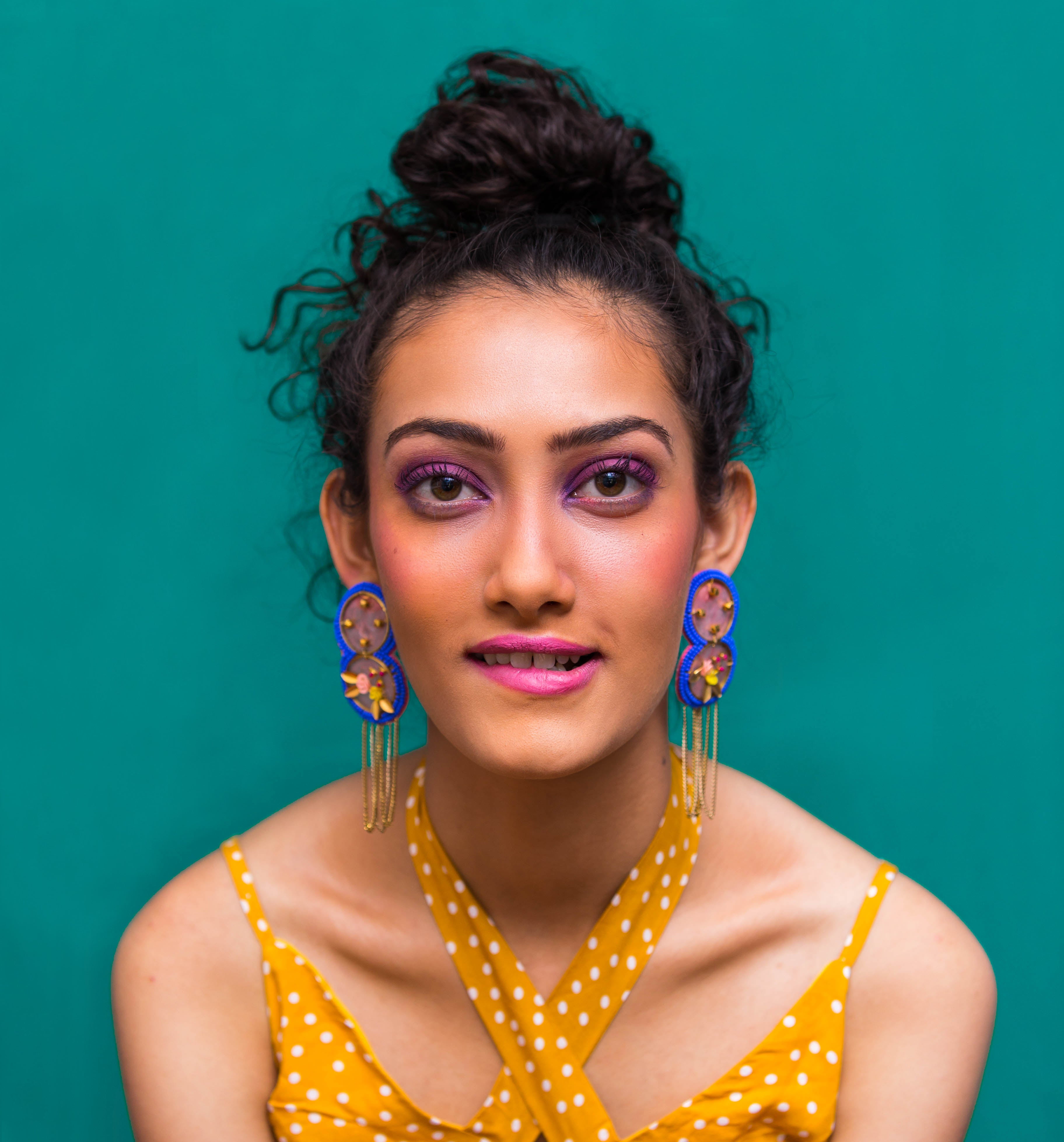 Marshmallow handmade quirky earrings