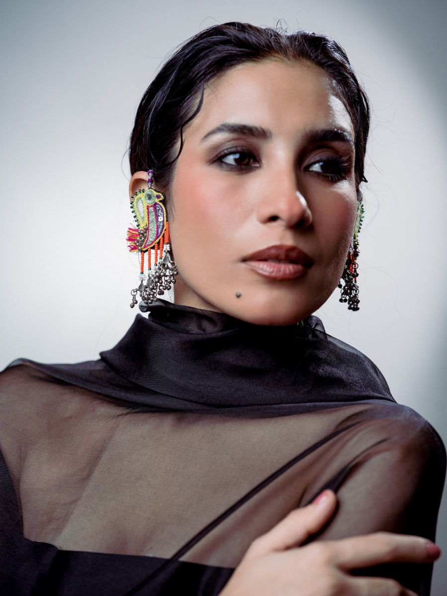 Teniyo!! Handmade traditional sparrow tiny earcuffs!!