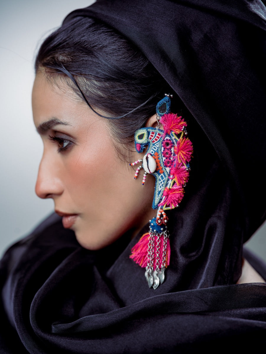 Haalne Ali!! handcrafted sparrow traditional earcuffs!!