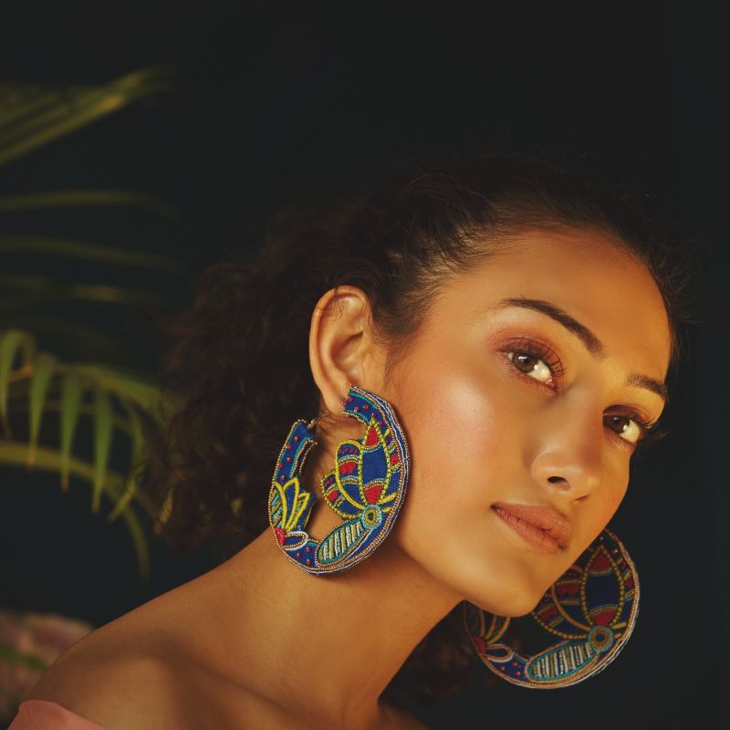 Oh My Gosh!! Handmade hoop earrings