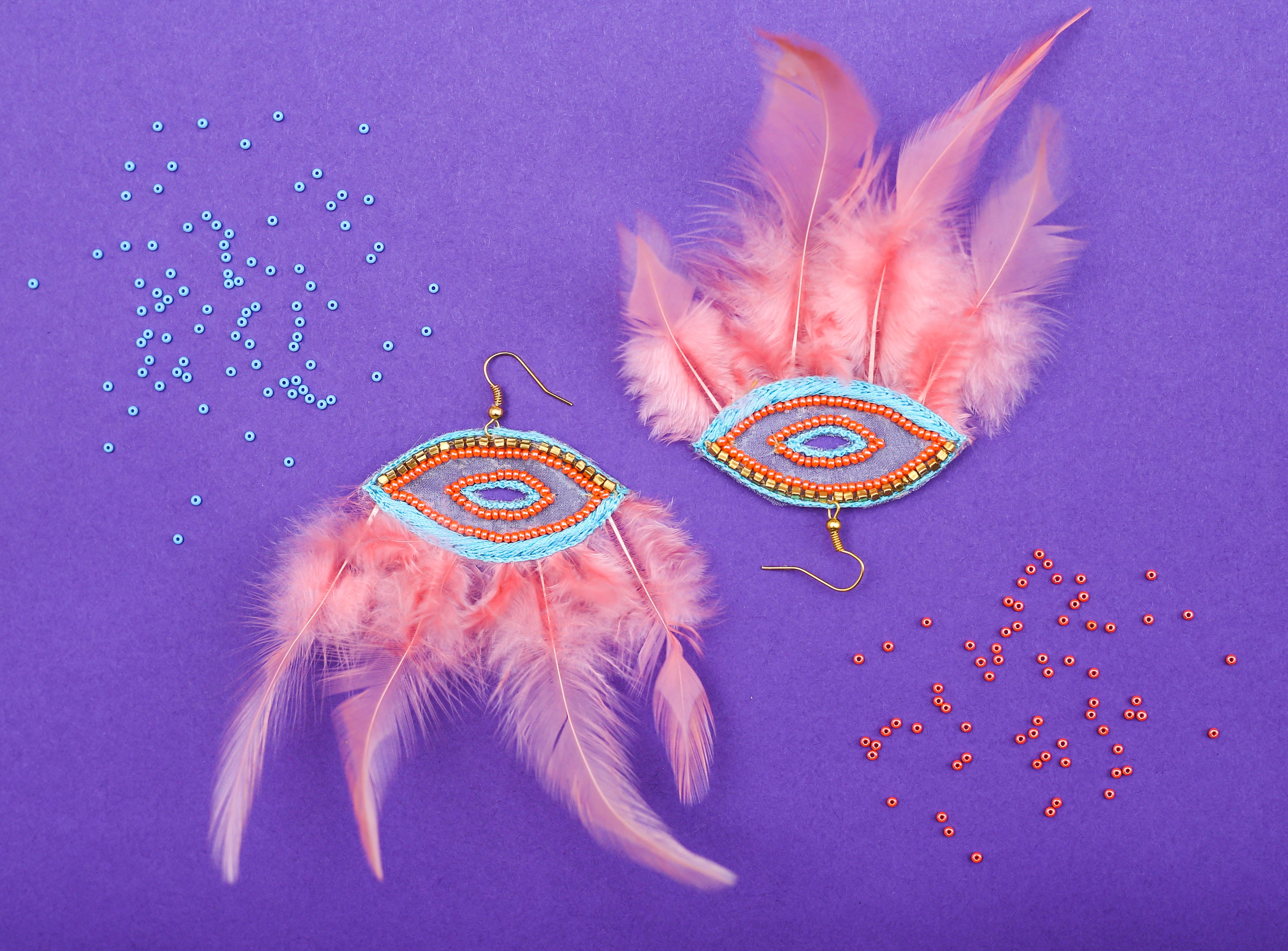 Bubble Gum handmade quirky earrings