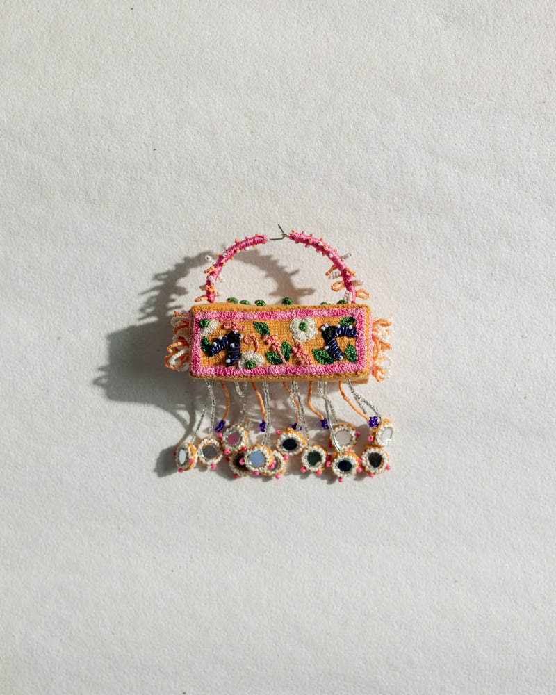 Maldives handmade hoop earrings