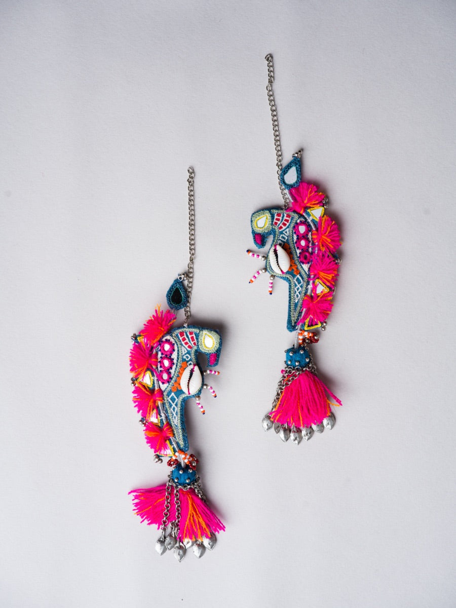 Haalne Ali!! handcrafted sparrow traditional earcuffs!!