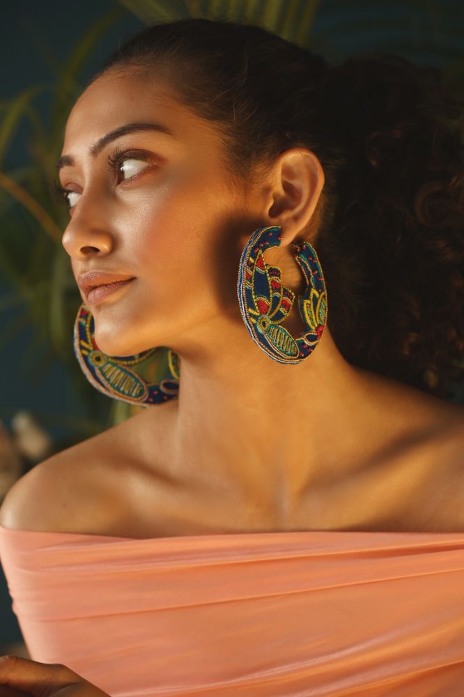 Oh My Gosh!! Handmade hoop earrings