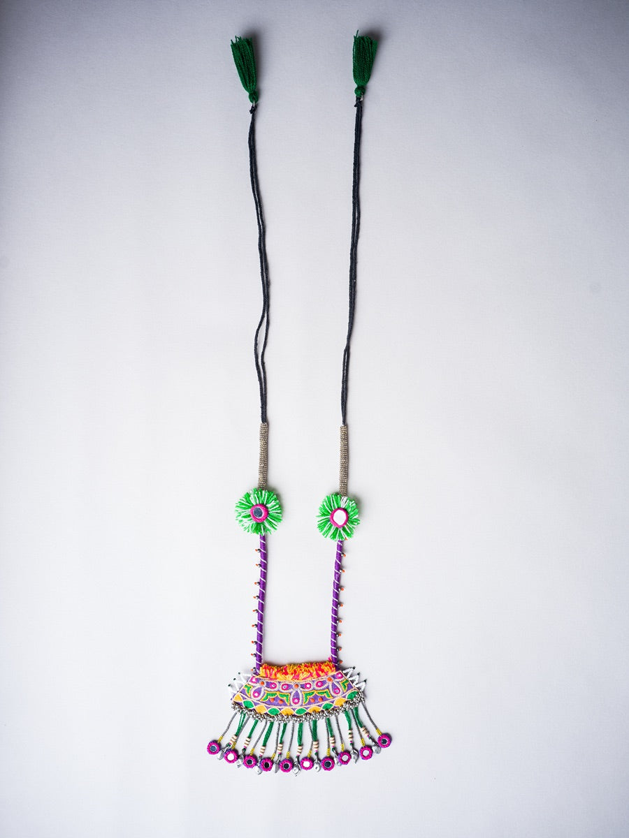Na Re Baa!! Handcrafted traditional kutchi embroidery necklace!!