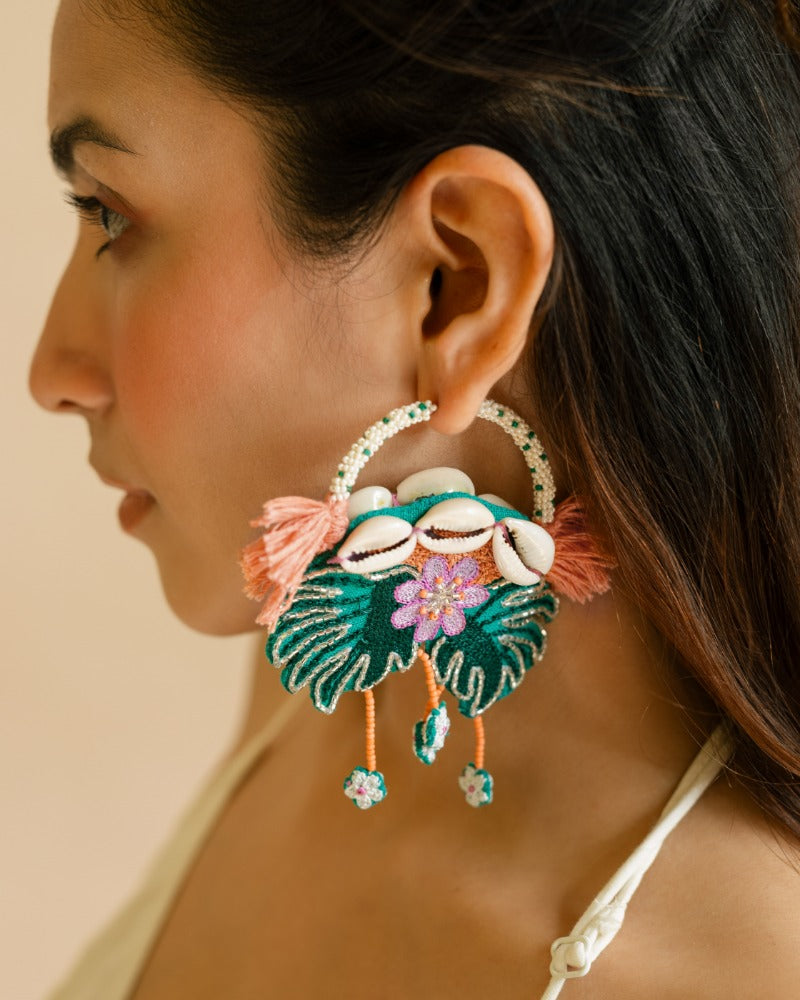 Le Morne handmade hoop earrings