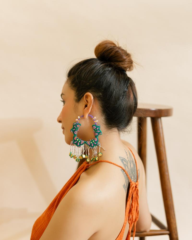 Navagio handmade butterfly earrings