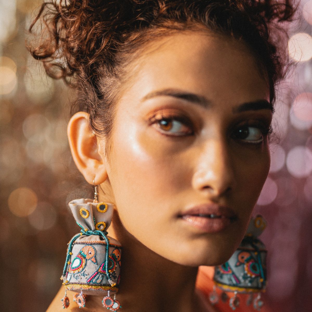 Rasna handmade potli earrings