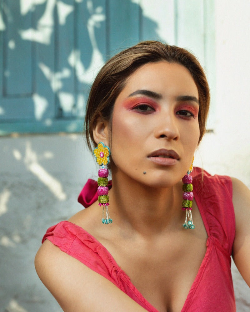 Bravo!! Handmade floral earrings