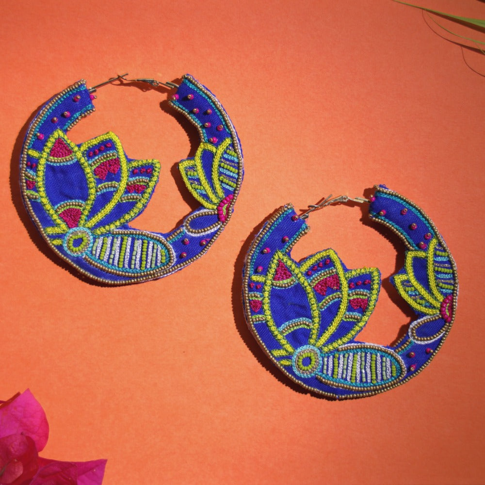 Oh My Gosh!! Handmade hoop earrings