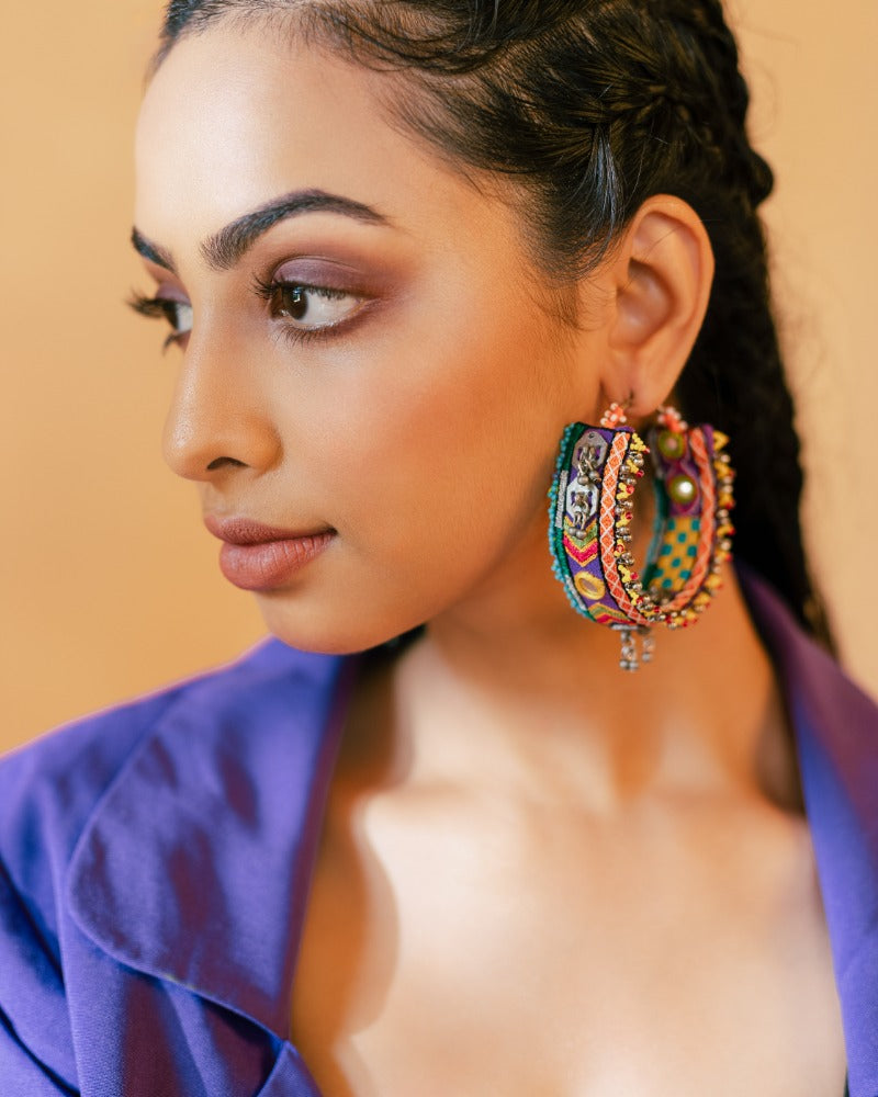 Haltino Tha!! Handmade traditional hoop earrings