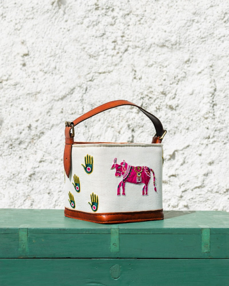 Sudoku! Handcrafted pure leather bag