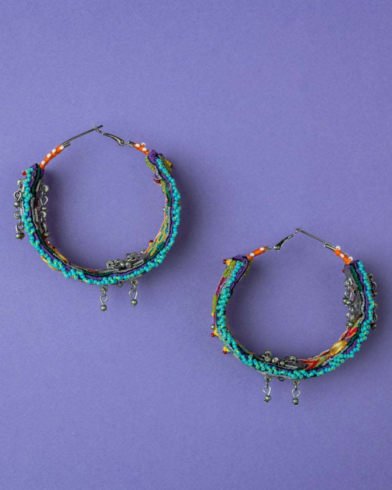 Haltino Tha!! Handmade traditional hoop earrings