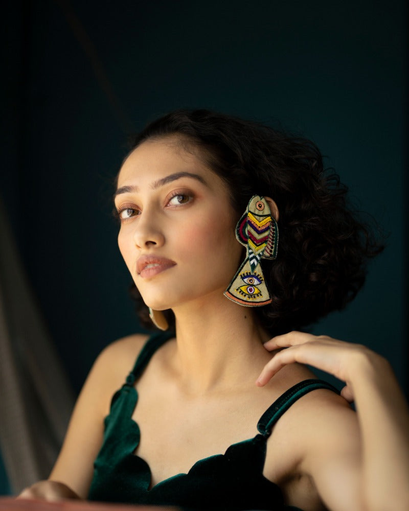 Don't Tell Me! Handmade fish earrings