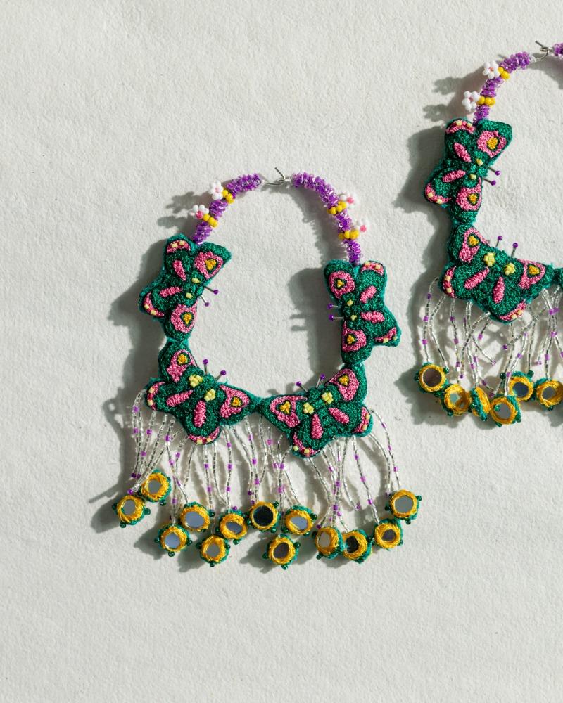 Navagio handmade butterfly earrings