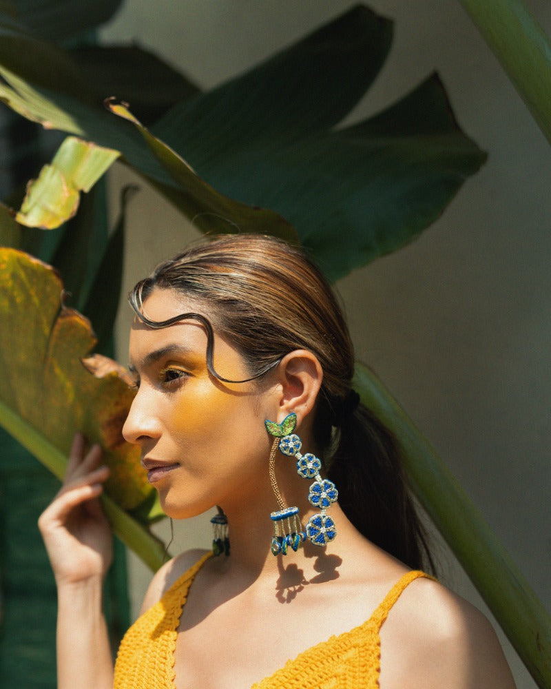 Forza! Handmade floral earrings