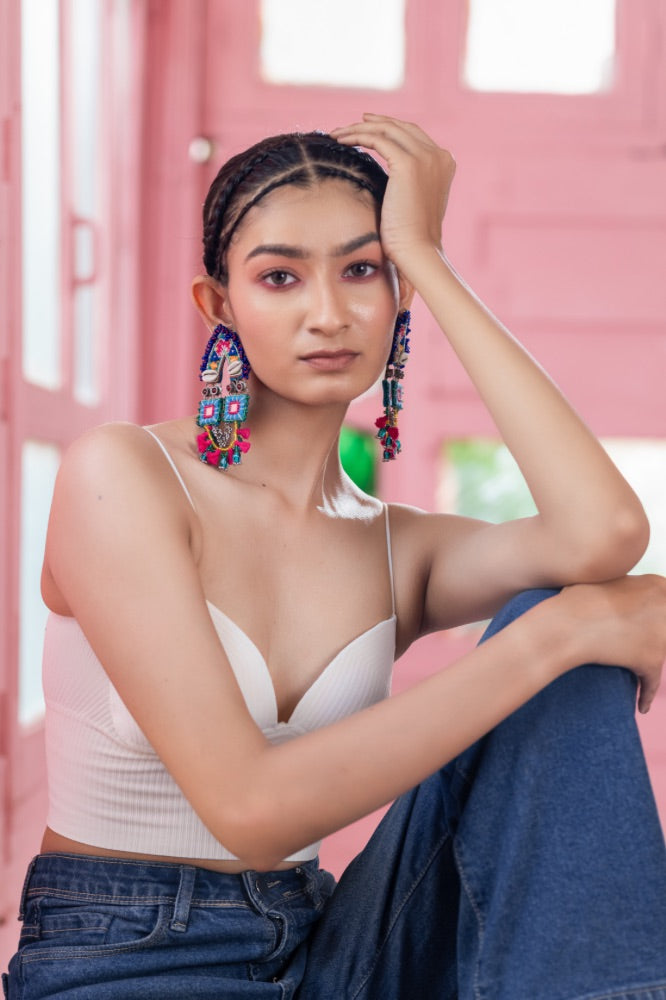 Bloss!! Handcrafted traditional earrings