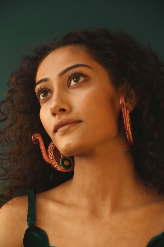 Mamma Mia! Handmade hoop earrings