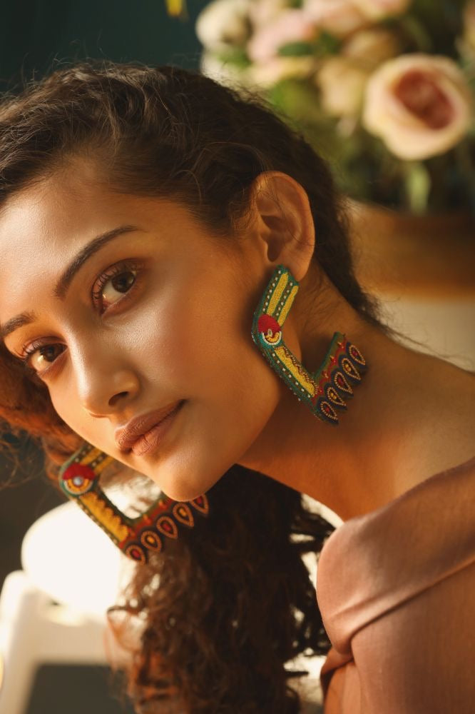 Booyah! Handmade hoop earrings