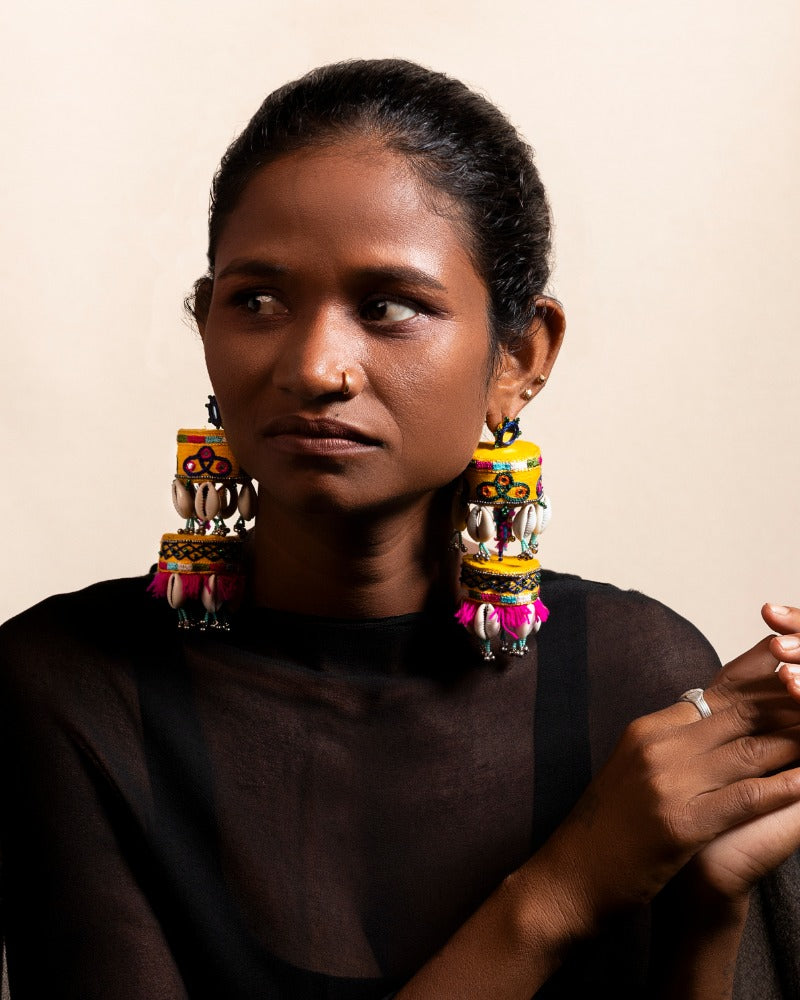 Chakudi!! Handmade traditional earrings