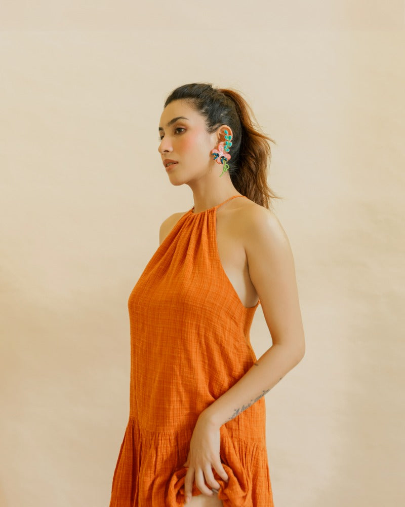 Tahiti handmade floral earrings