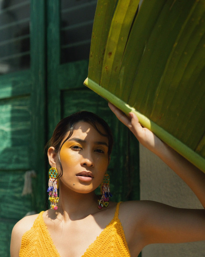 Dai! Handmade festive earrings