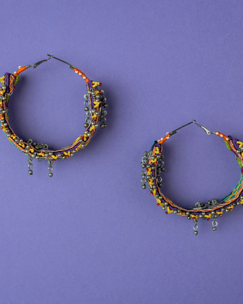 Haltino Tha!! Handmade traditional hoop earrings