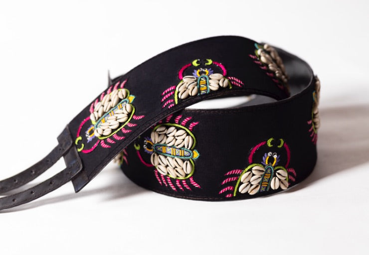 Tic-tac-toe!! Handcrafted leather belt