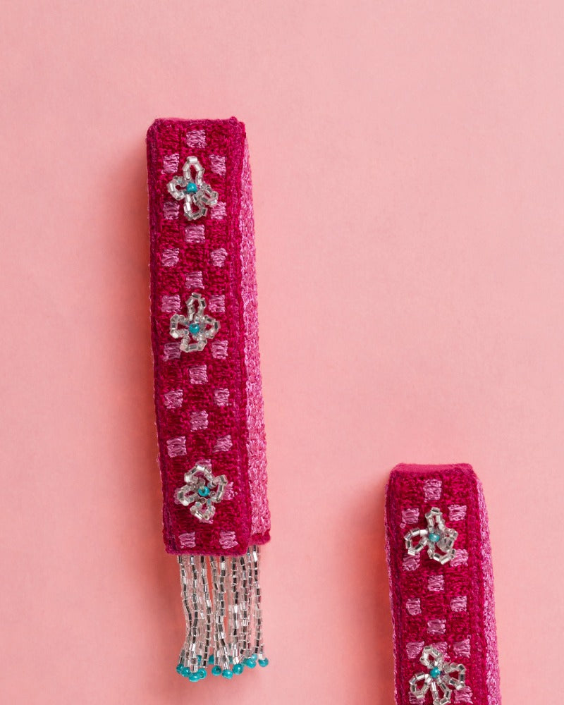 Ahia! Handmade 3D statement earrings