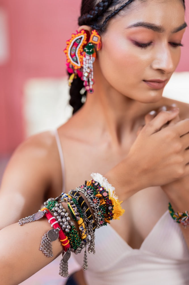 Molo!! Handcrafted traditional earrings