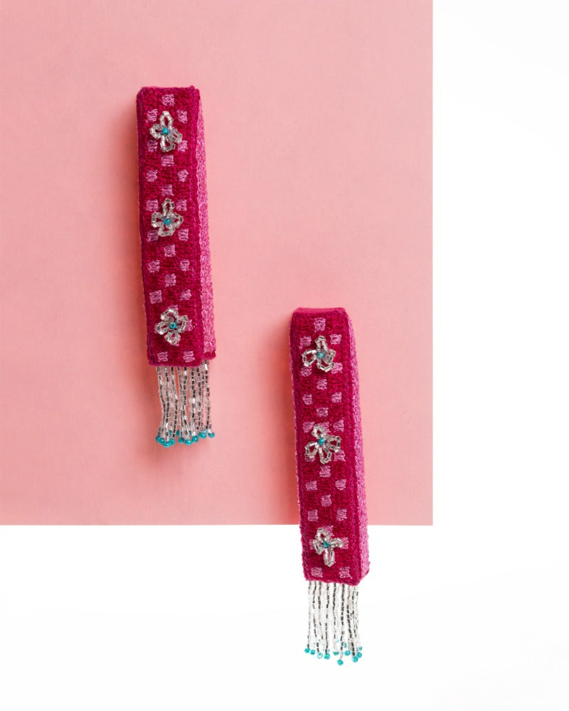 Ahia! Handmade 3D statement earrings