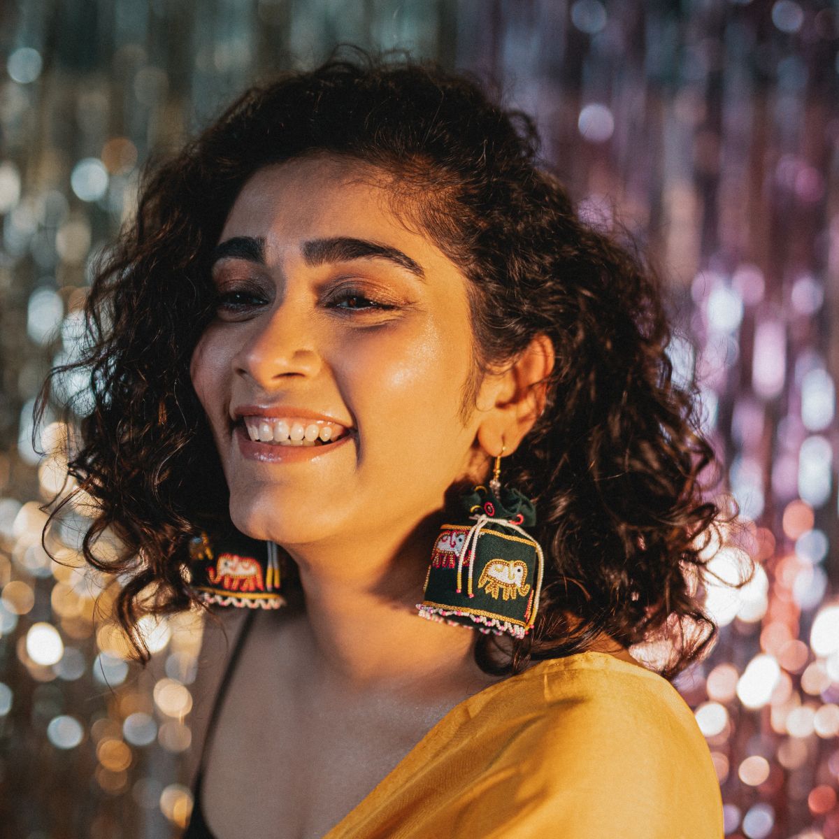 Jaljeera handmade potli earrings