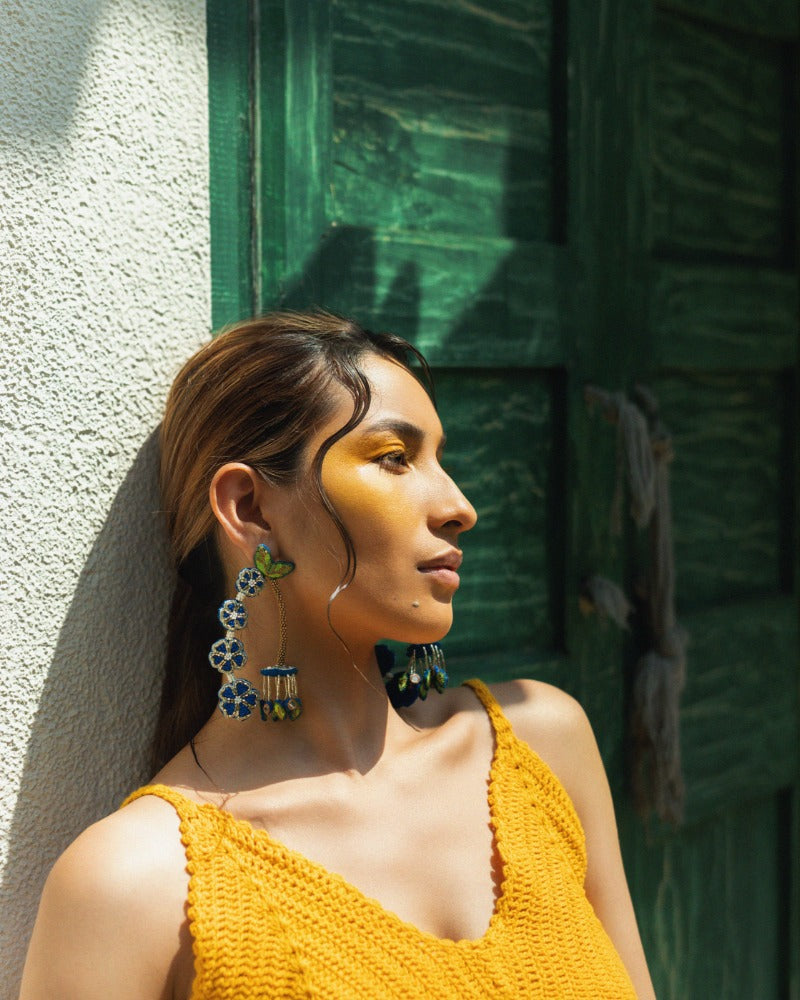 Forza! Handmade floral earrings