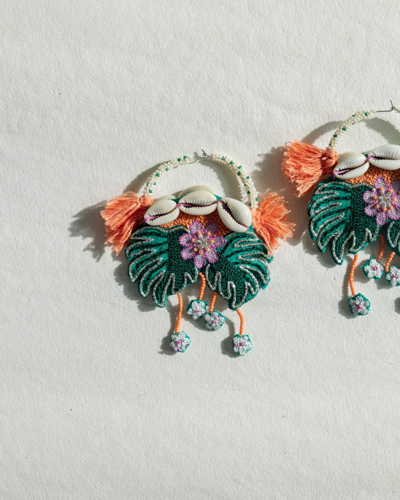 Le Morne handmade hoop earrings