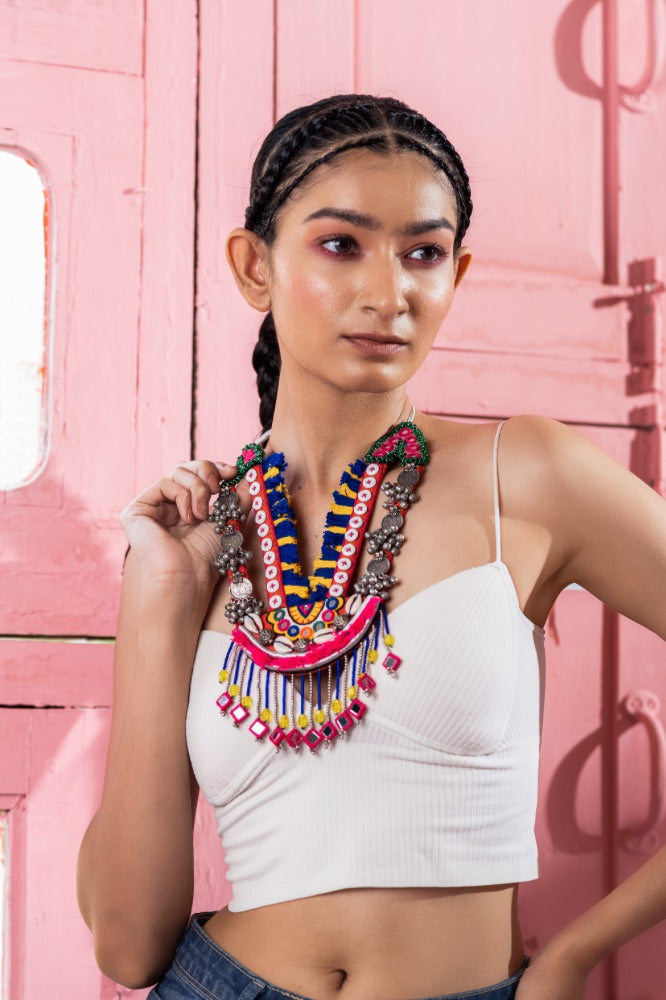 Lekker!! Handcrafted embroidered traditional neckpiece