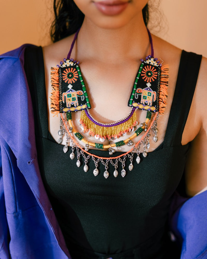 Veto Tha! Handmade traditional neckpiece – KrutiArts