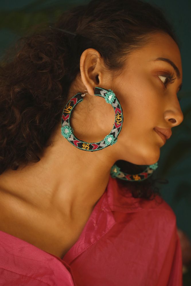 Hey Sexy! Handmade hoop earrings