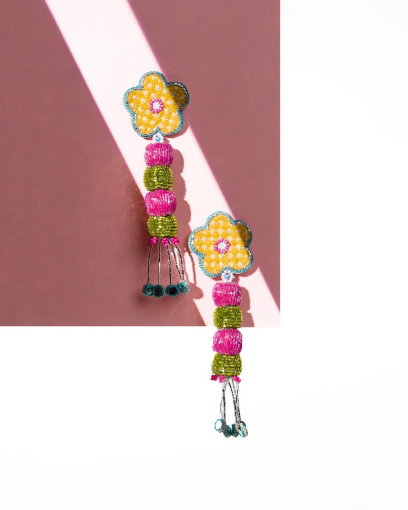 Bravo!! Handmade floral earrings