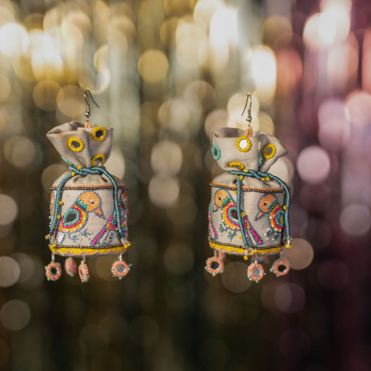 Rasna handmade potli earrings
