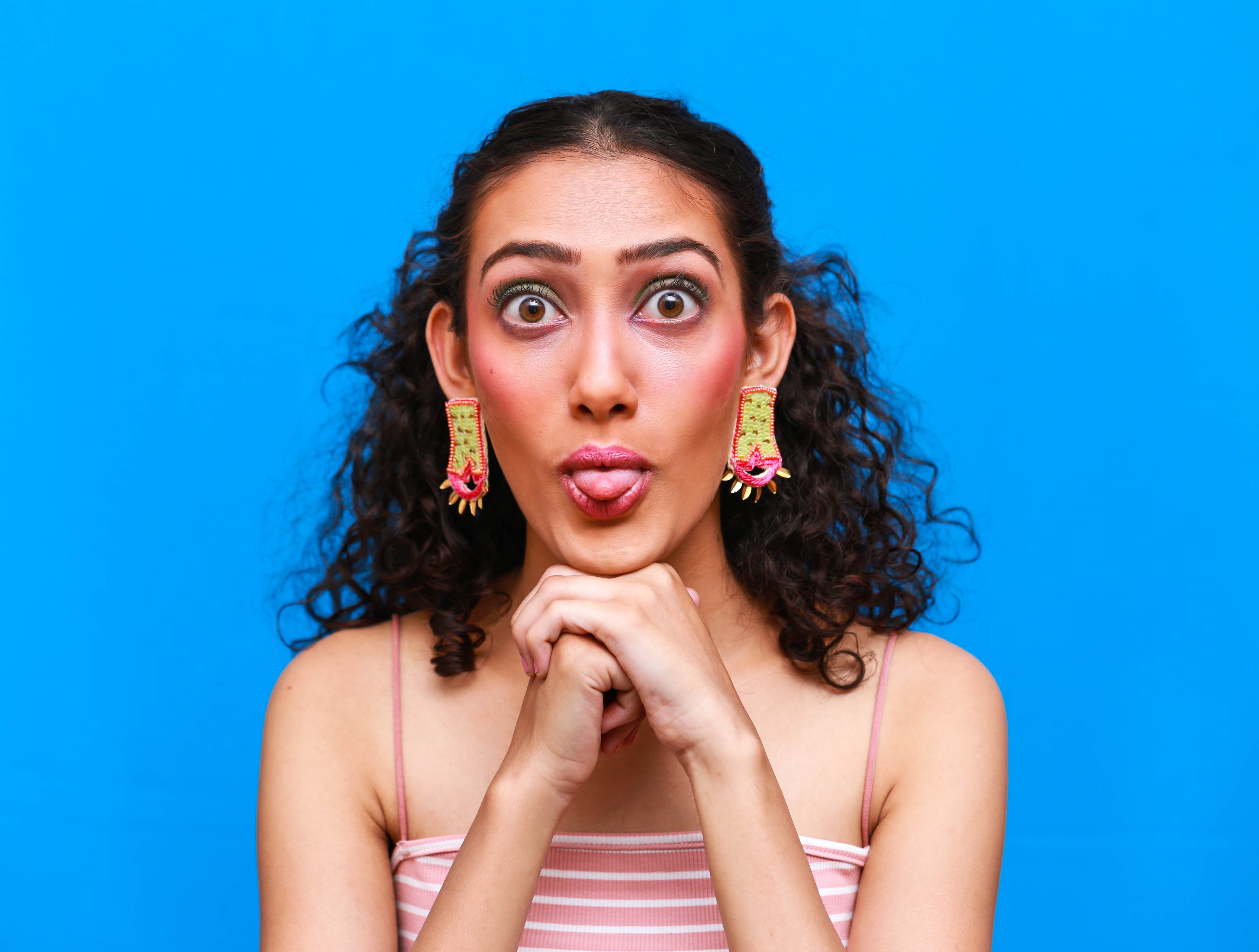 Toffy handmade quirky earrings