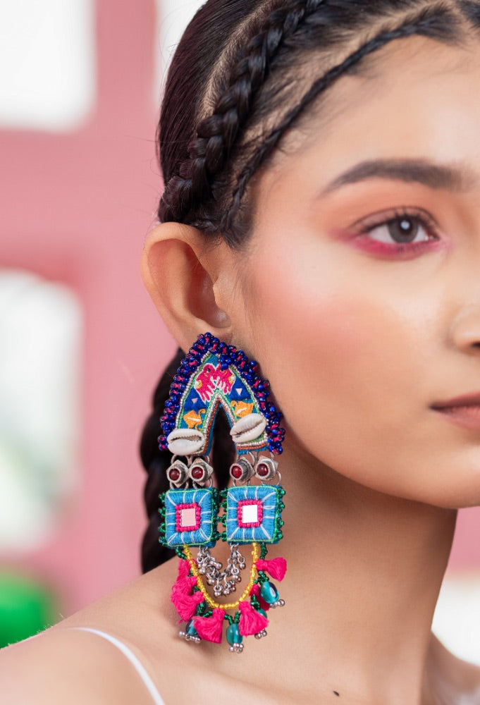 Bloss!! Handcrafted traditional earrings