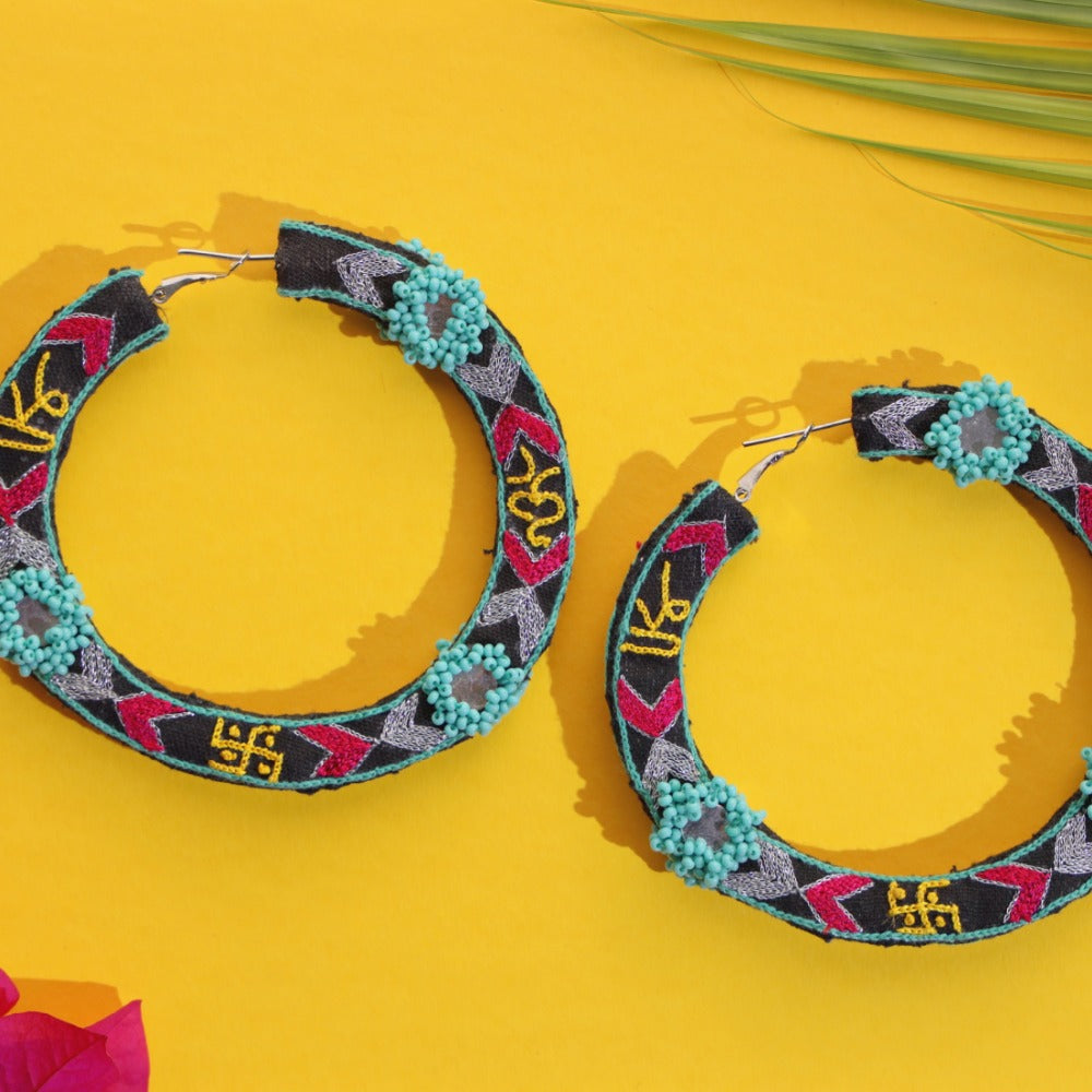 Hey Sexy! Handmade hoop earrings