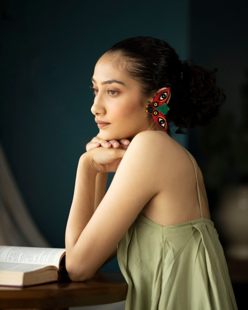 What The Bug!! Handmade ladybug earrings