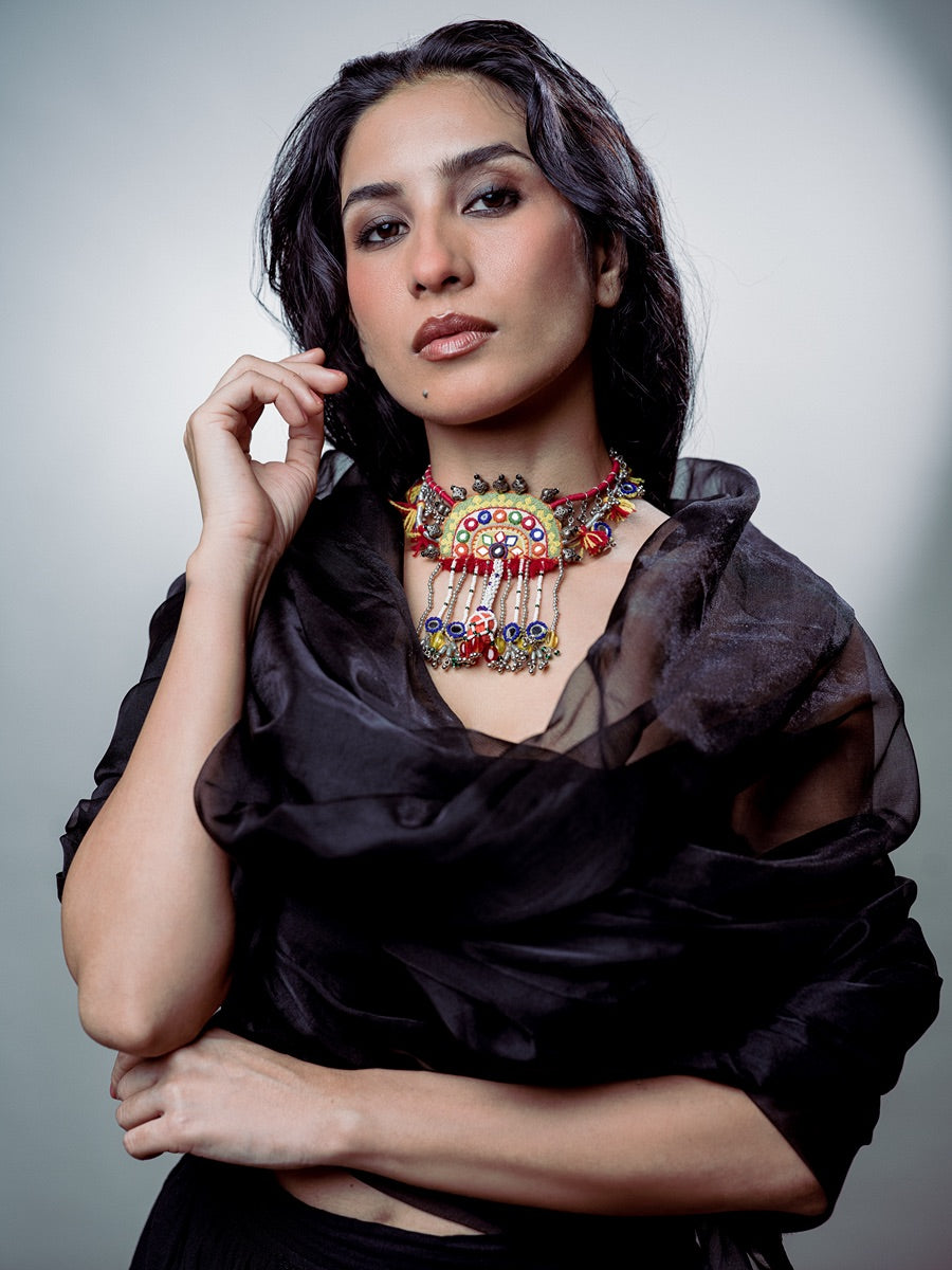 Bov Traans!! Handcrafted traditional embroidery choker